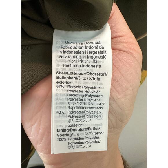 MADEWELL | Effie Green Floral Chiffon Wrap Blouse | Small - Picture 5 of 7